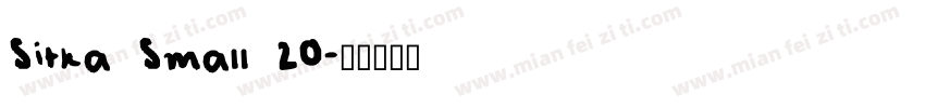Sitka Small 20字体转换